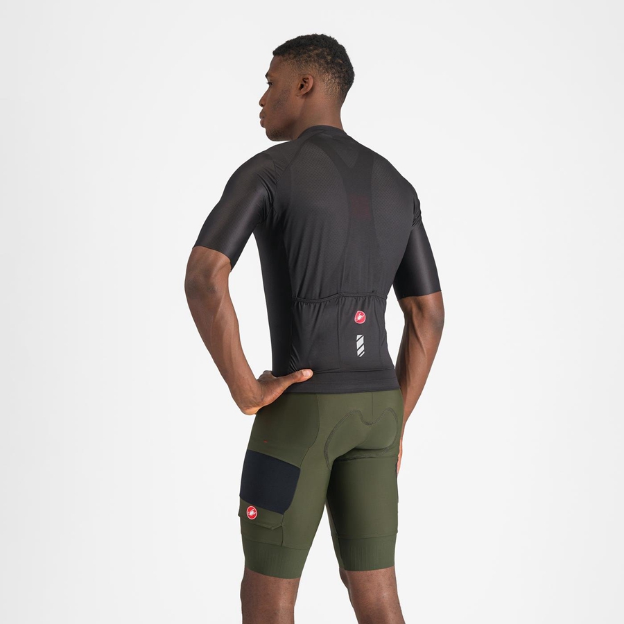 Deep Green Men Castelli UNLIMITED CARGO Bib Shorts | 283GJBHWF