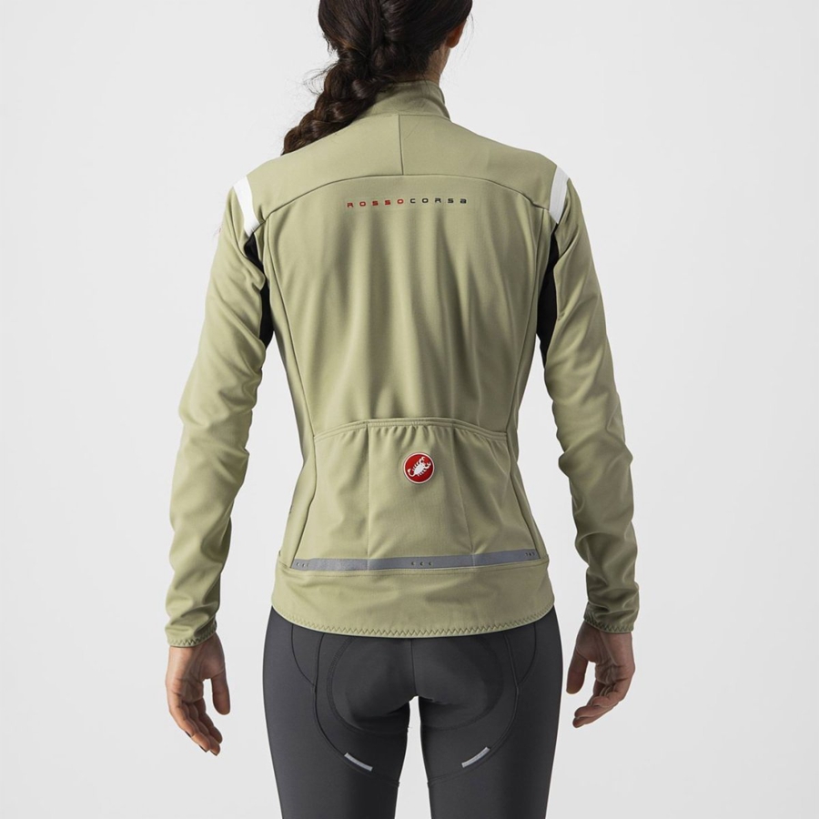 Green Women Castelli PERFETTO RoS 2 W Jackets | 105SXLYFO