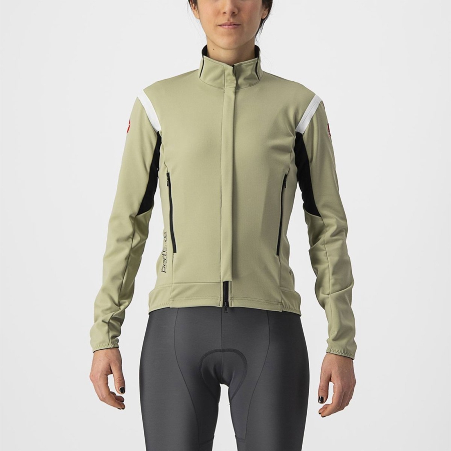 Green Women Castelli PERFETTO RoS 2 W Jackets | 105SXLYFO