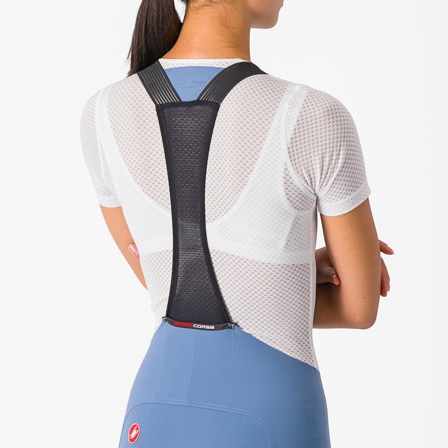 Grey Blue Women Castelli FREE AERO RC W Bib Shorts | 419JXPFSL