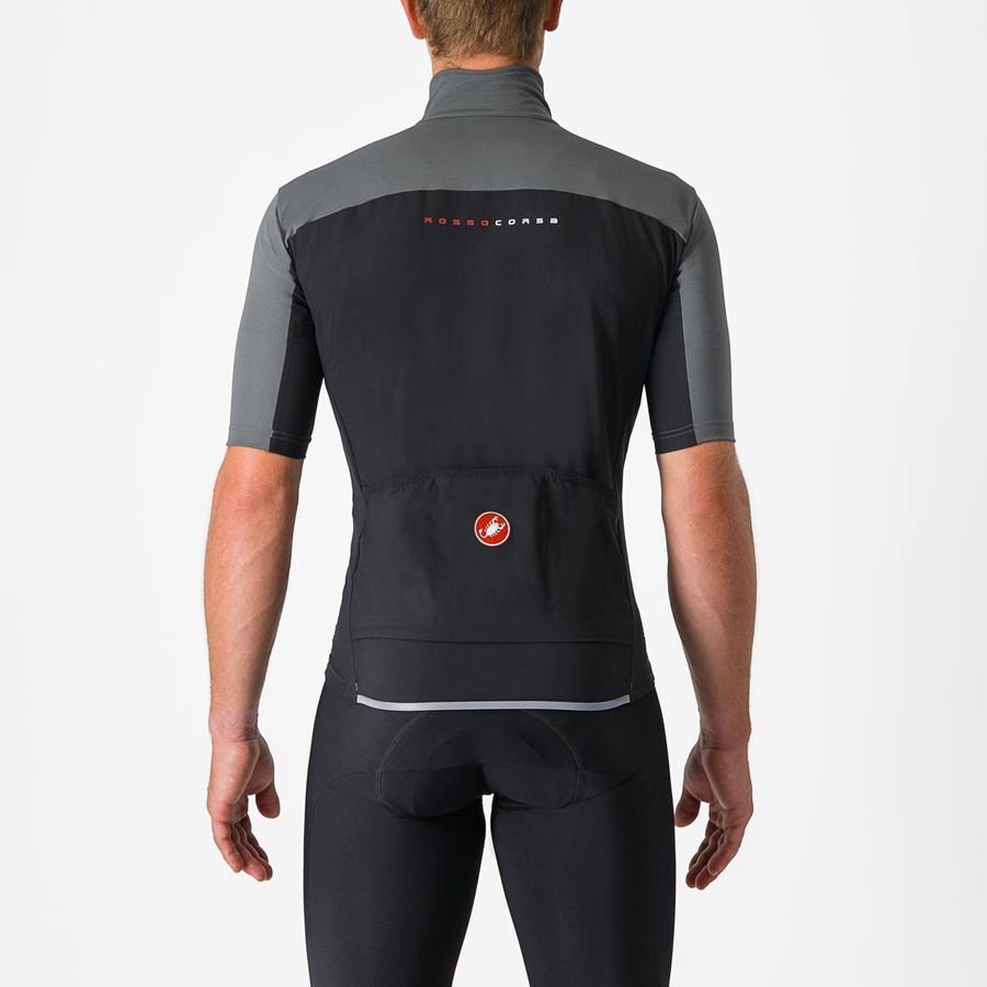 Grey Men Castelli PERFETTO RoS 2 WIND Jackets | 495BQZFTS