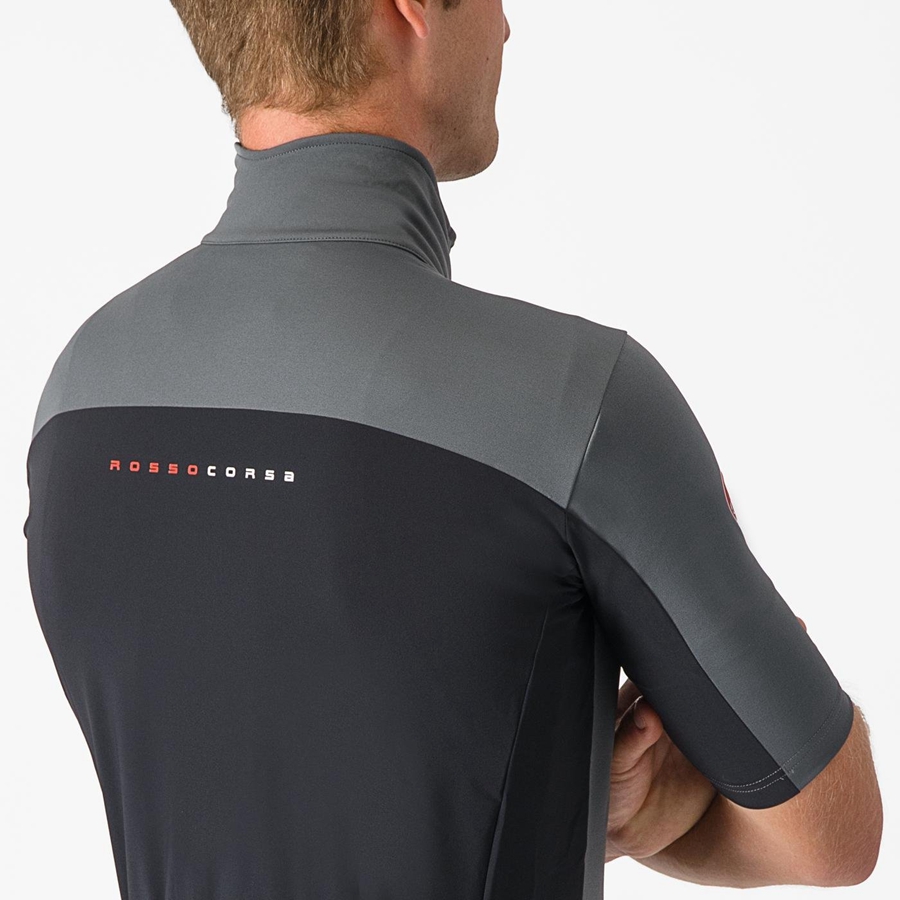 Grey Men Castelli PERFETTO RoS 2 WIND Jackets | 495BQZFTS