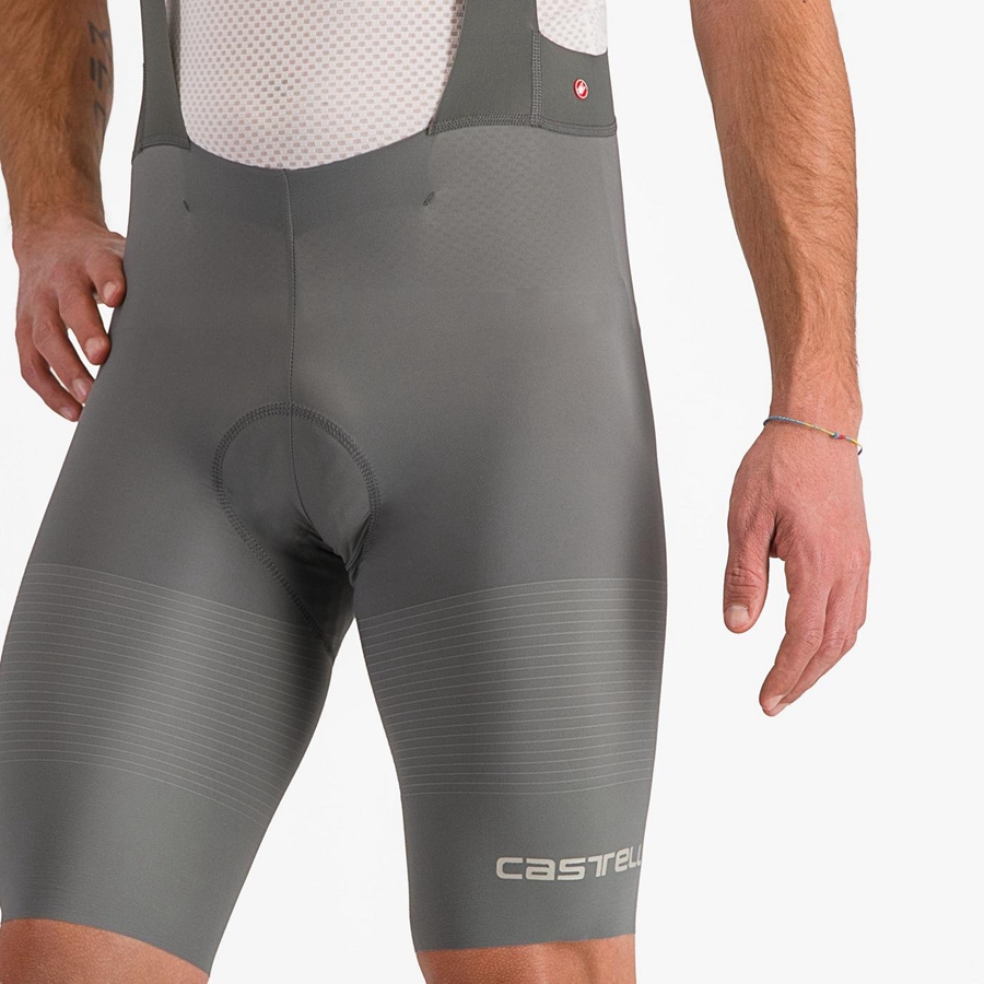 Grey Men Castelli PREMIO Bib Shorts | 517JXPBVA