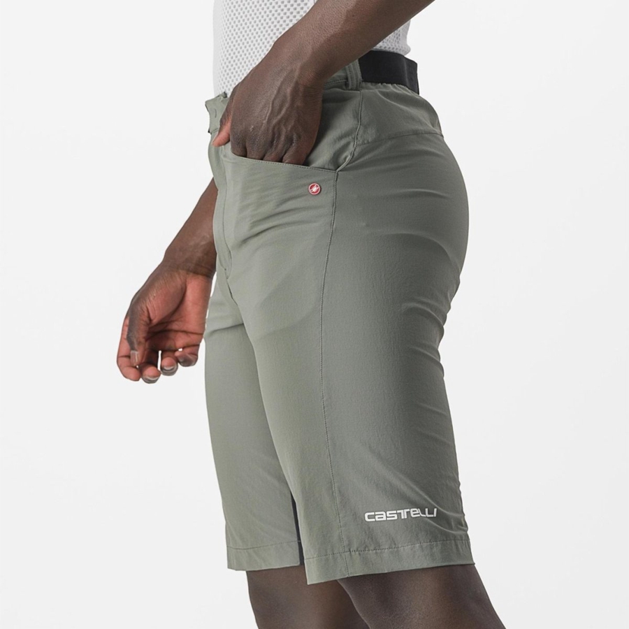 Grey Men Castelli UNLIMITEDGY Shorts | 793TYRAGK