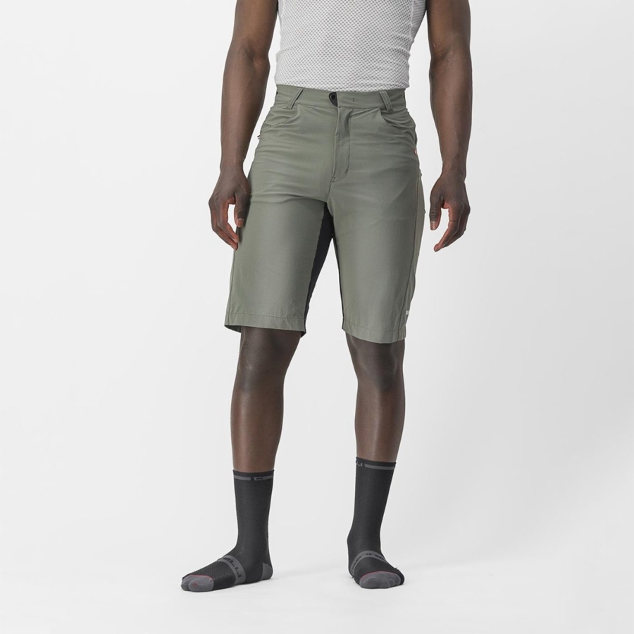 Grey Men Castelli UNLIMITEDGY Shorts | 793TYRAGK