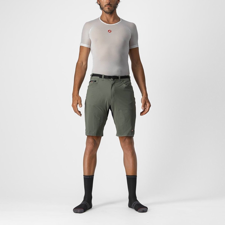 Grey Men Castelli UNLIMITED TRAILGY Shorts | 134DJLUIX