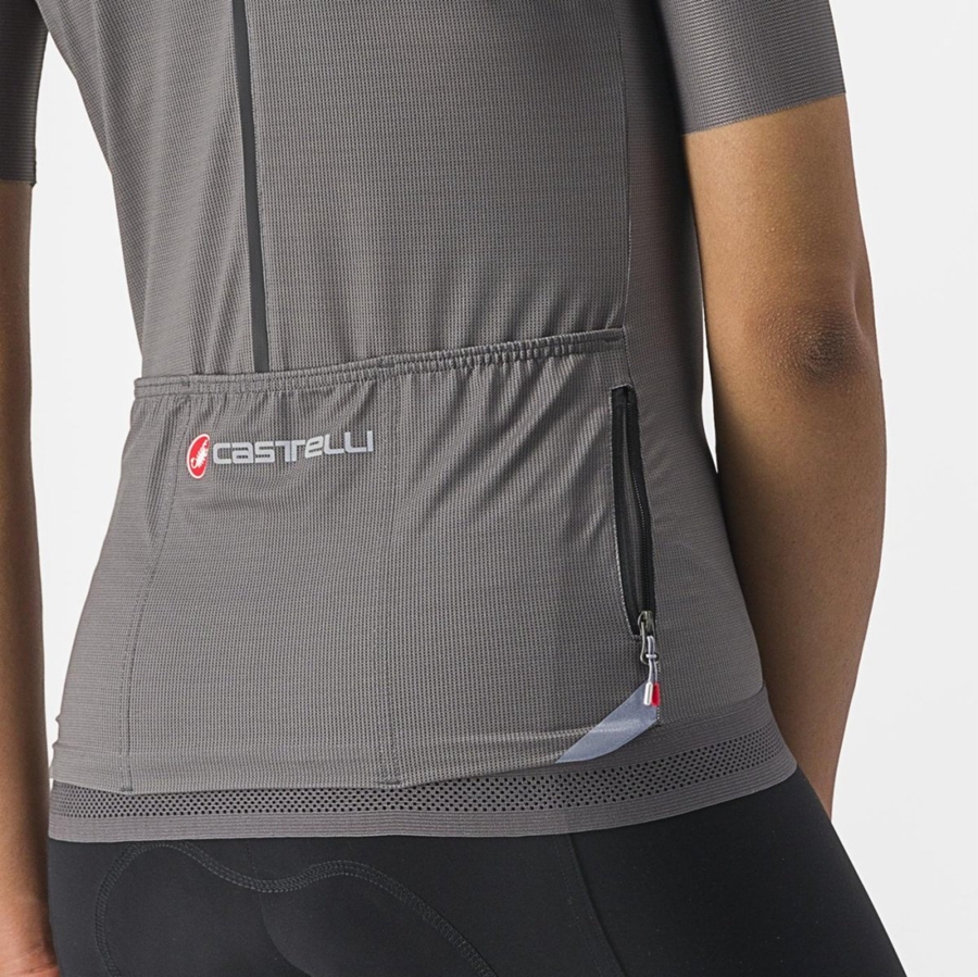 Grey Women Castelli ENDURANCE W Jersey | 318HRCPYQ