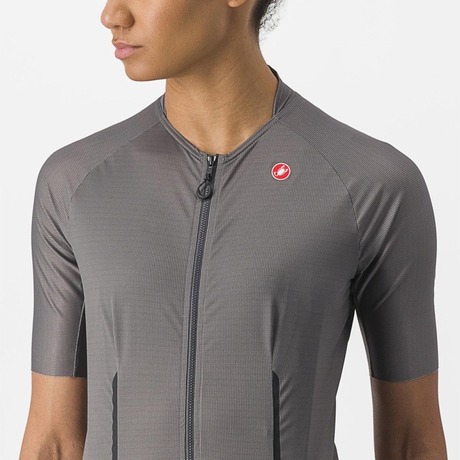 Grey Women Castelli ENDURANCE W Jersey | 318HRCPYQ