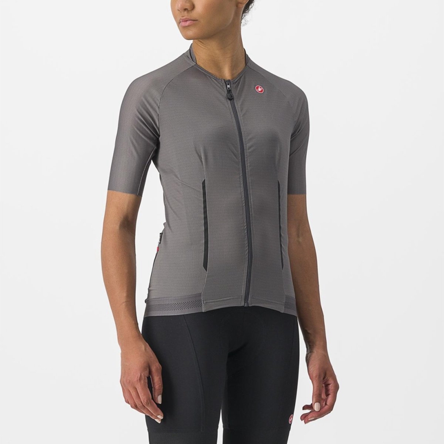 Grey Women Castelli ENDURANCE W Jersey | 318HRCPYQ