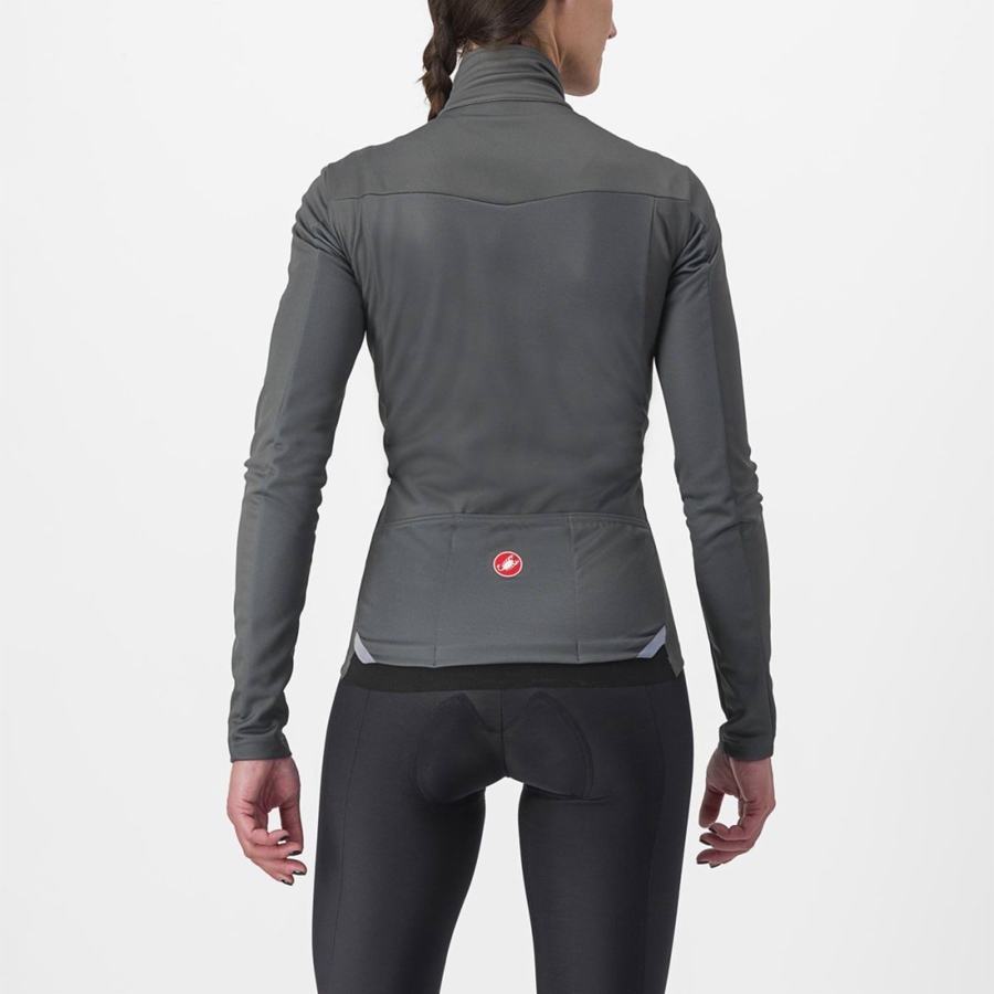 Grey Women Castelli TRANSITION 2 W Jackets | 248ZEIVFJ