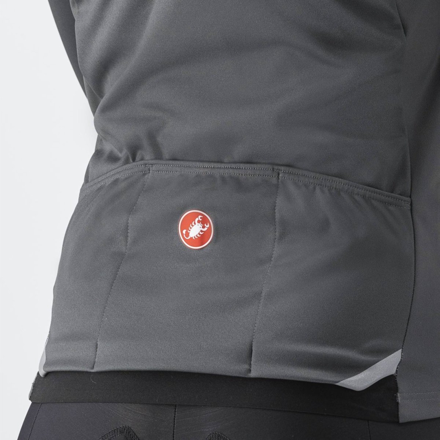 Grey Women Castelli TRANSITION 2 W Jackets | 248ZEIVFJ