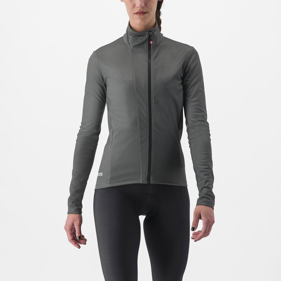 Grey Women Castelli TRANSITION 2 W Jackets | 248ZEIVFJ