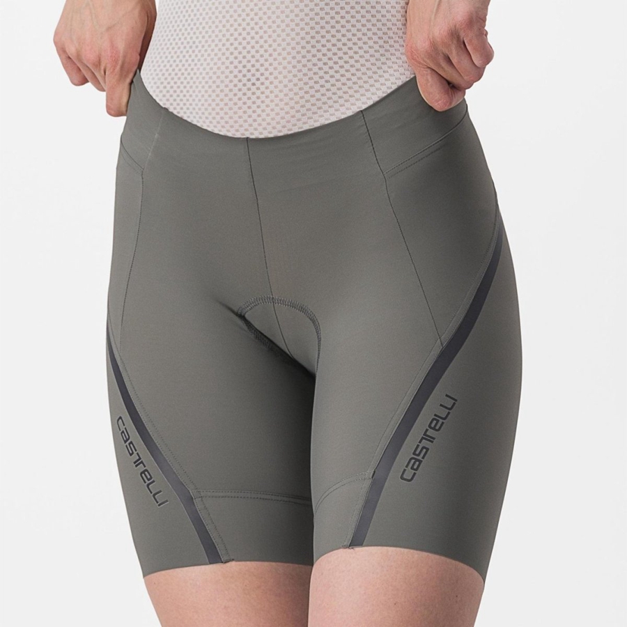 Grey / Dark Grey Women Castelli VELOCISSIMA 3 Shorts | 126QASZIK