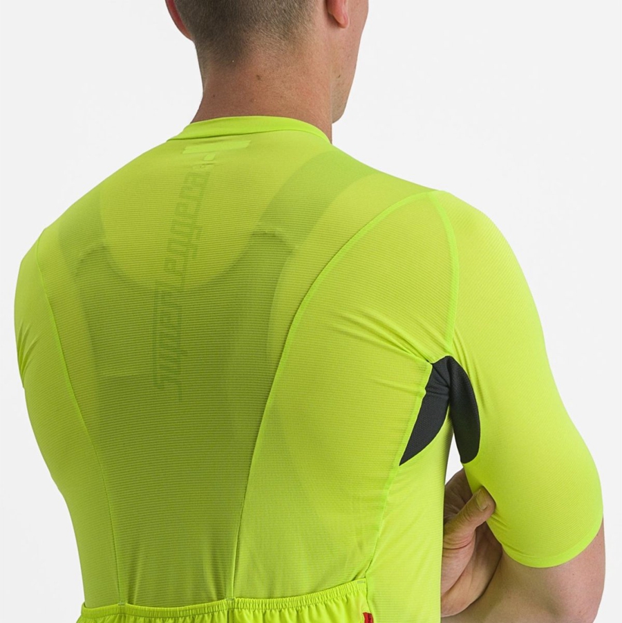 Light Green Men Castelli SUPERLEGGERA 3 Jersey | 203BTYAXP