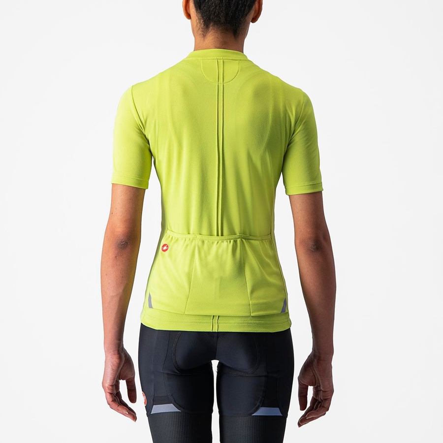 Light Green Women Castelli ANIMA 4 Jersey | 730HDPCZI