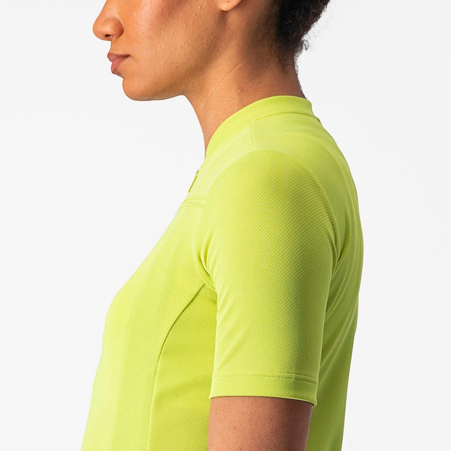 Light Green Women Castelli ANIMA 4 Jersey | 730HDPCZI