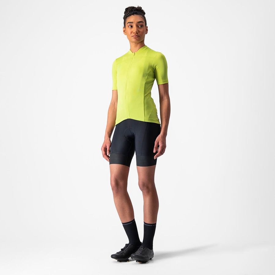 Light Green Women Castelli ANIMA 4 Jersey | 730HDPCZI