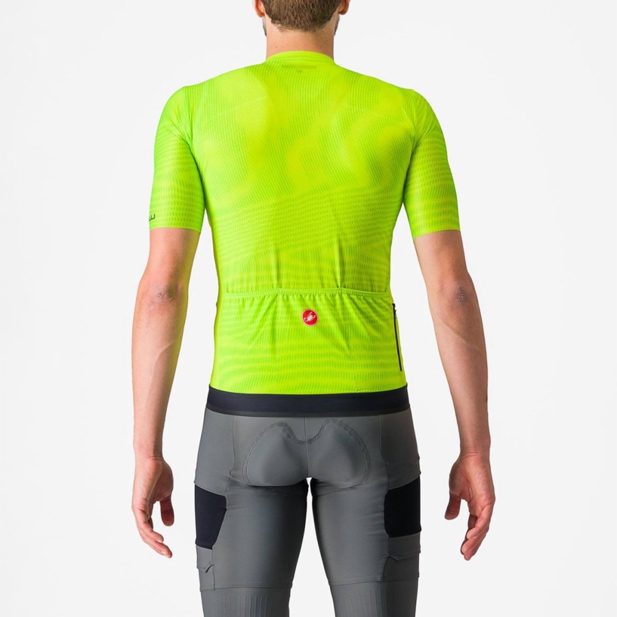 Light Green / Dark Grey Men Castelli UNLIMITED ENDURANCE Jersey | 738KRPBTF