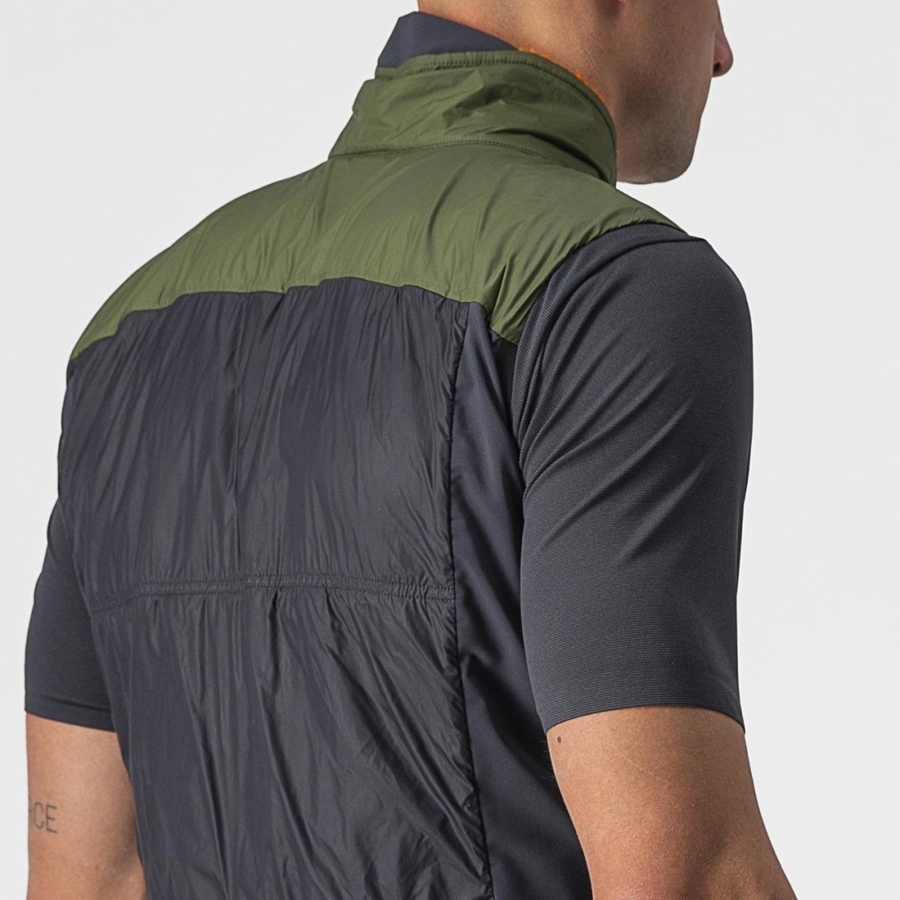 Light Green / Dark Grey Men Castelli UNLIMITED PUFFY Vest | 178YKIZJM