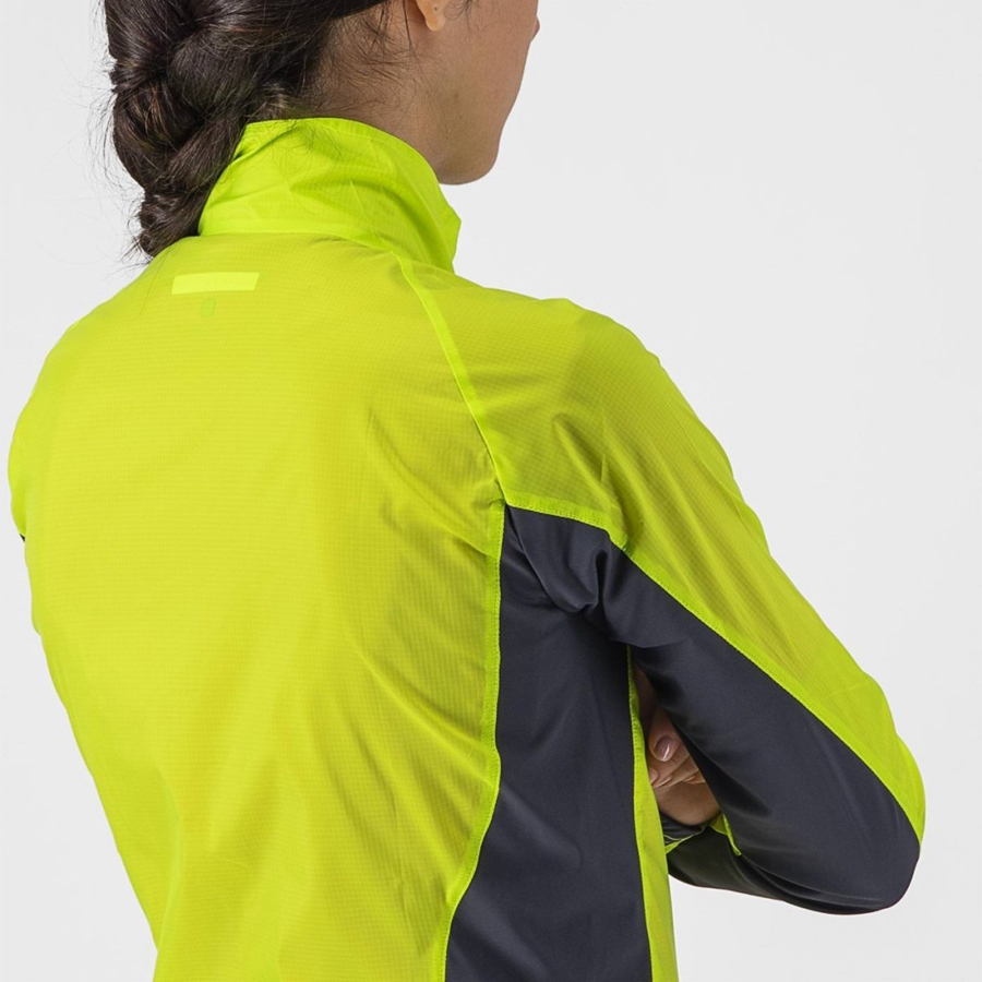 Light Green / Dark Grey Women Castelli SQUADRA STRETCH W Protection | 137BGWAIS