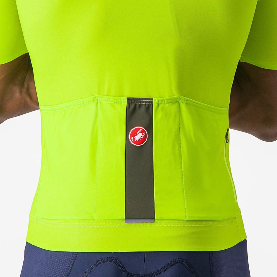 Light Green / Deep Green Men Castelli PROLOGO LITE Jersey | 416UKXQGE