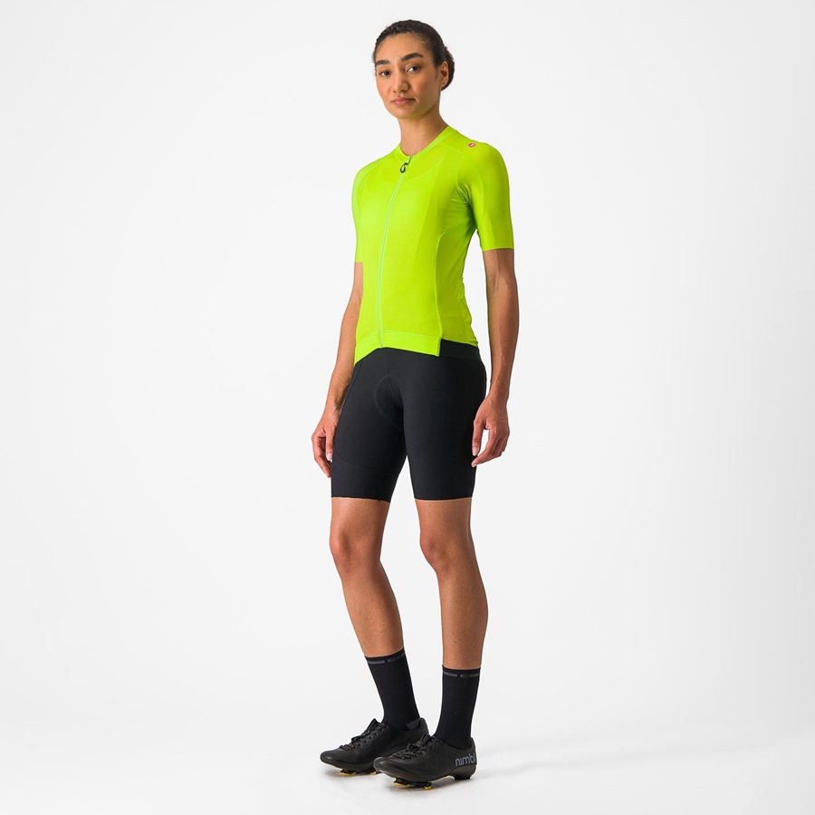 Light Green / Deep Green Women Castelli ESPRESSO W Jersey | 809IRFLDX