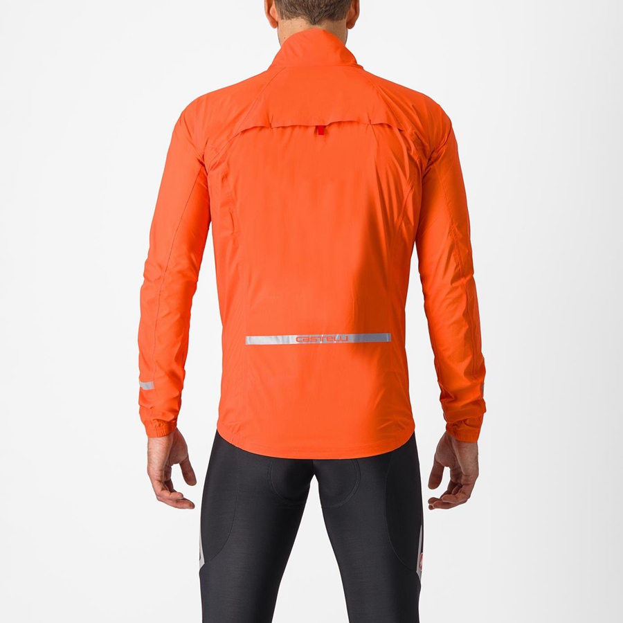 Orange Men Castelli EMERGENCY 2 RAIN Protection | 459KYWFLI