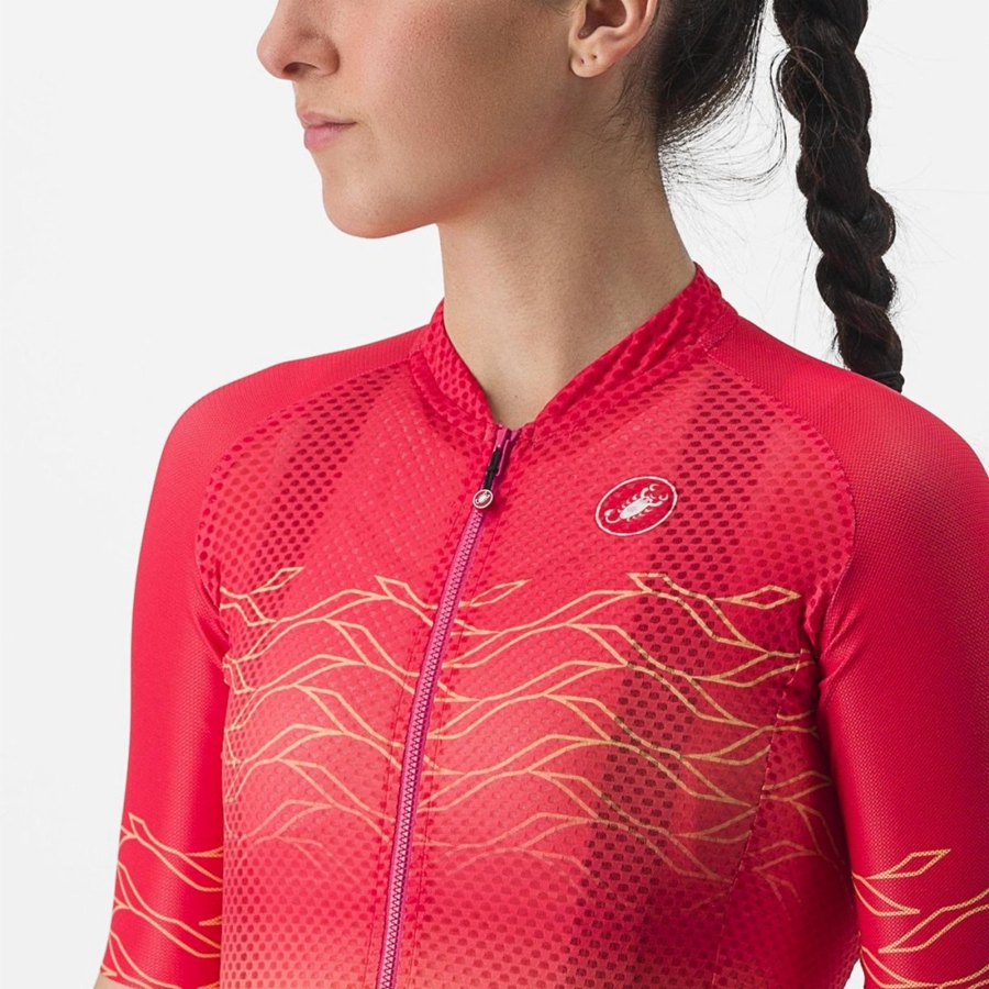 Orange Women Castelli CLIMBER'S 2.0 W Jersey | 745JCXHAQ