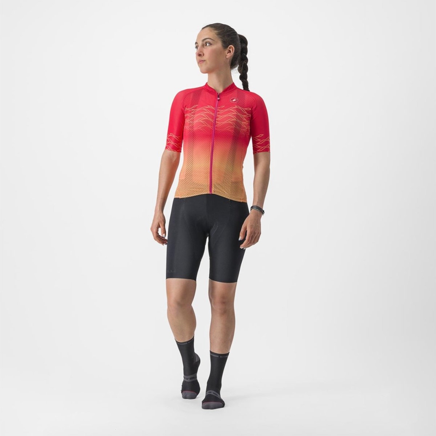 Orange Women Castelli CLIMBER'S 2.0 W Jersey | 745JCXHAQ