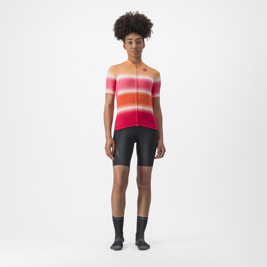 Orange Women Castelli DOLCE Jersey | 854JFNCTY