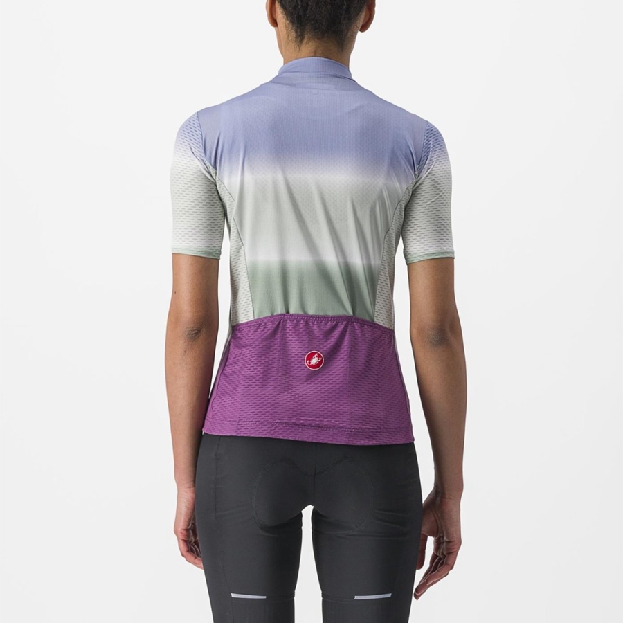 Purple White Women Castelli DOLCE Jersey | 567IRKFQU