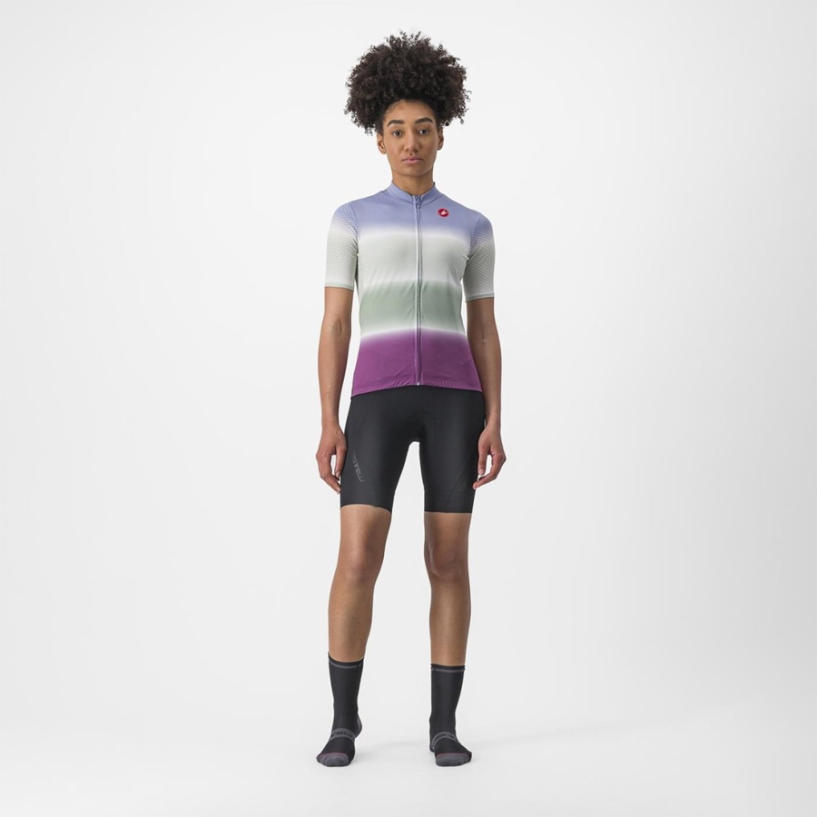 Purple White Women Castelli DOLCE Jersey | 567IRKFQU