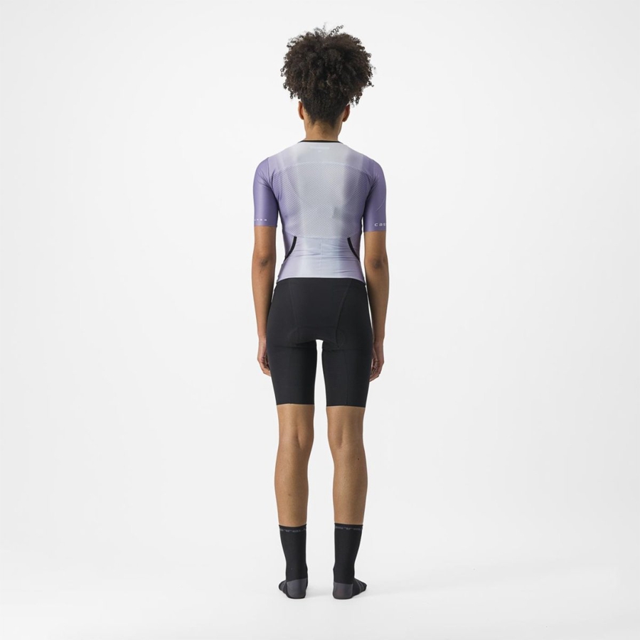 Purple White Women Castelli SANREMO ULTRA W Speedsuits | 792EHWUQO