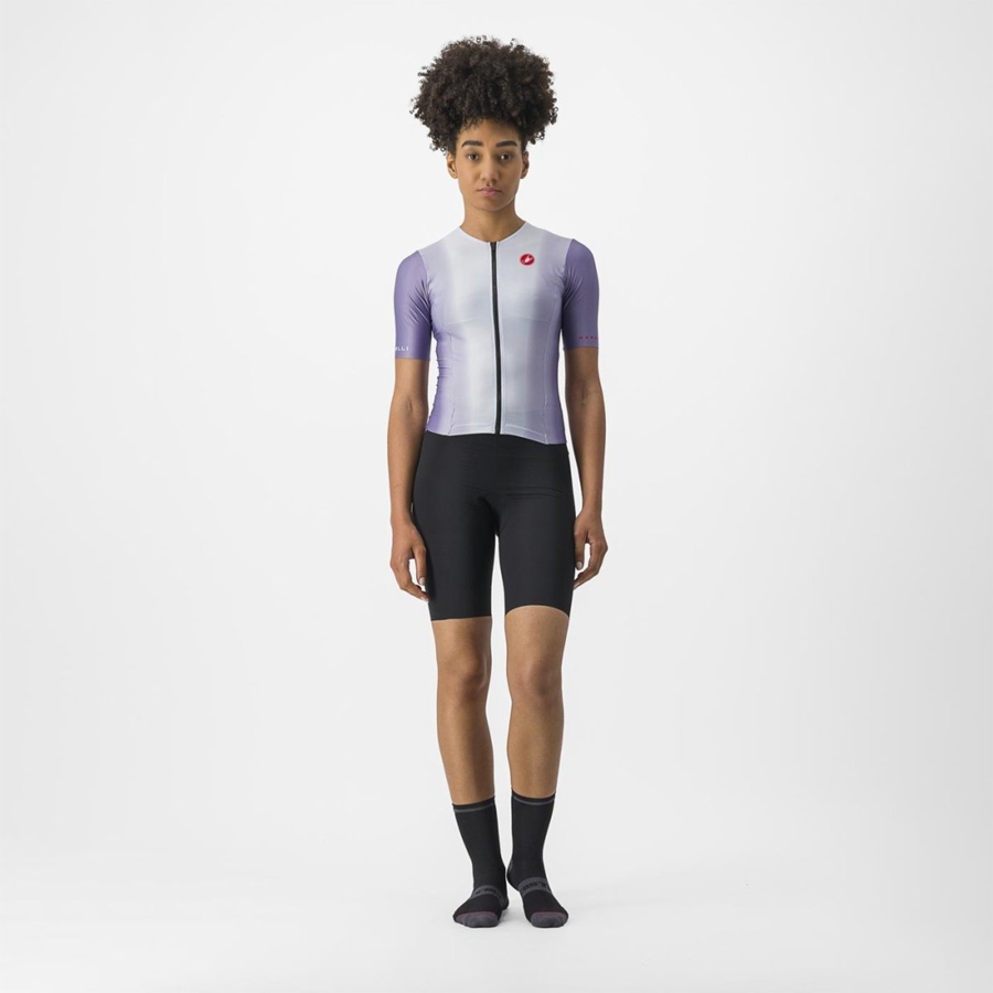 Purple White Women Castelli SANREMO ULTRA W Speedsuits | 792EHWUQO