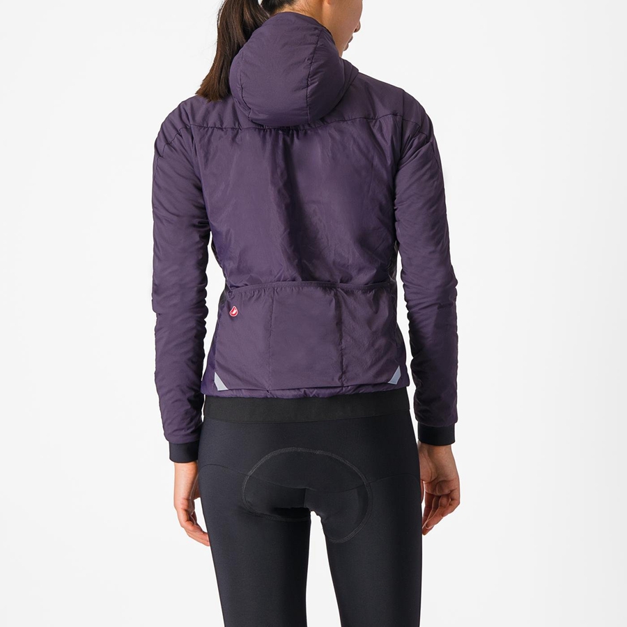 Purple Women Castelli FLY THERMAL W Jackets | 053DBNZTY