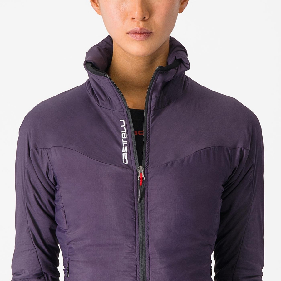 Purple Women Castelli FLY THERMAL W Jackets | 053DBNZTY