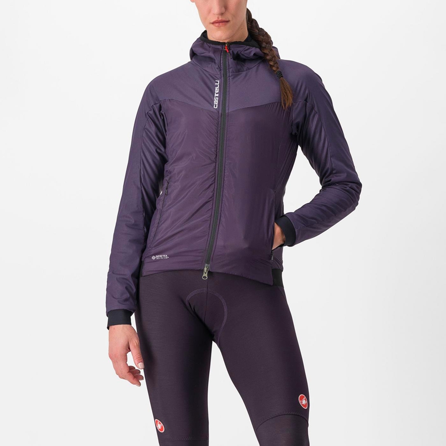 Purple Women Castelli FLY THERMAL W Jackets | 053DBNZTY