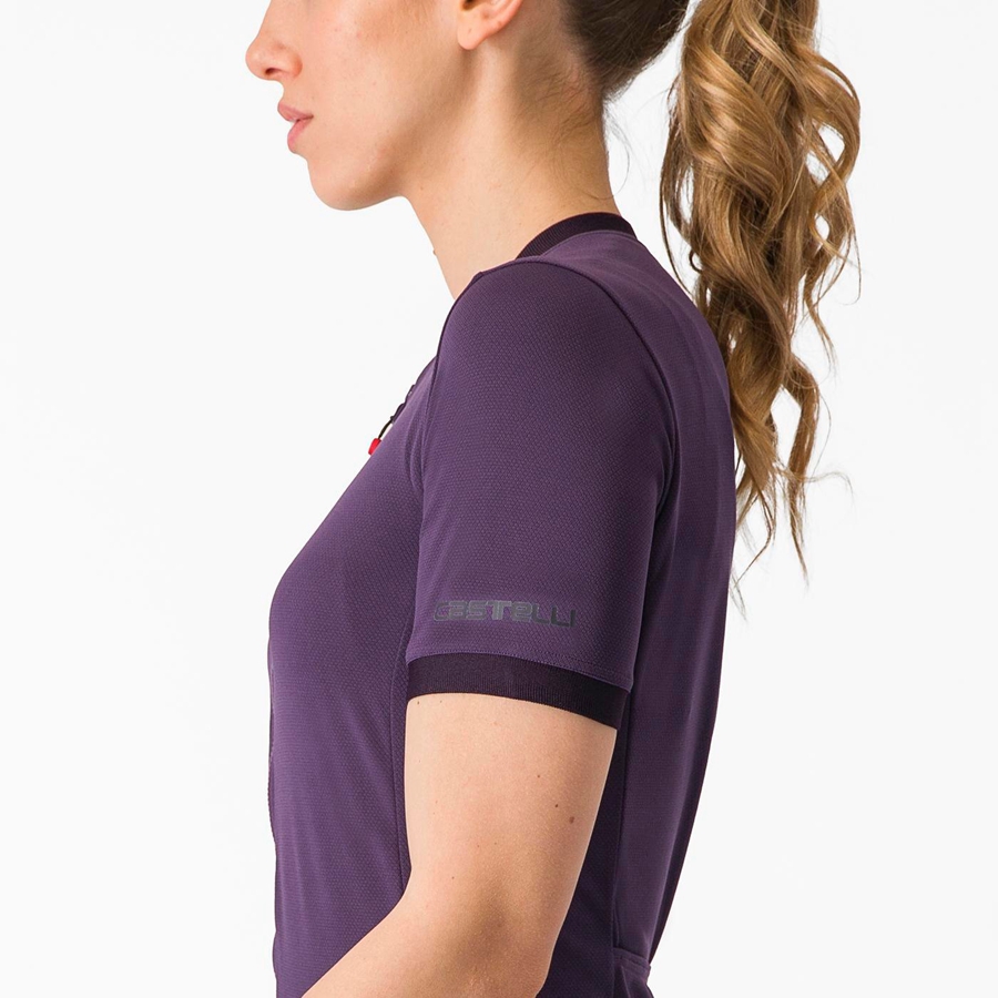 Purple Women Castelli LIBERA Jersey | 208QXCGHL