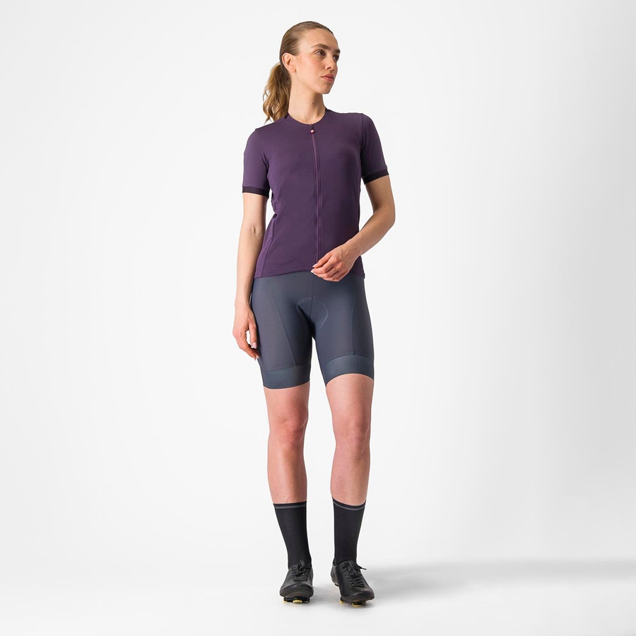 Purple Women Castelli LIBERA Jersey | 208QXCGHL