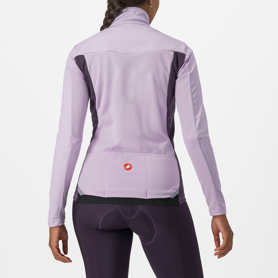 Purple Women Castelli TRANSITION 2 W Jackets | 237MBOGKE