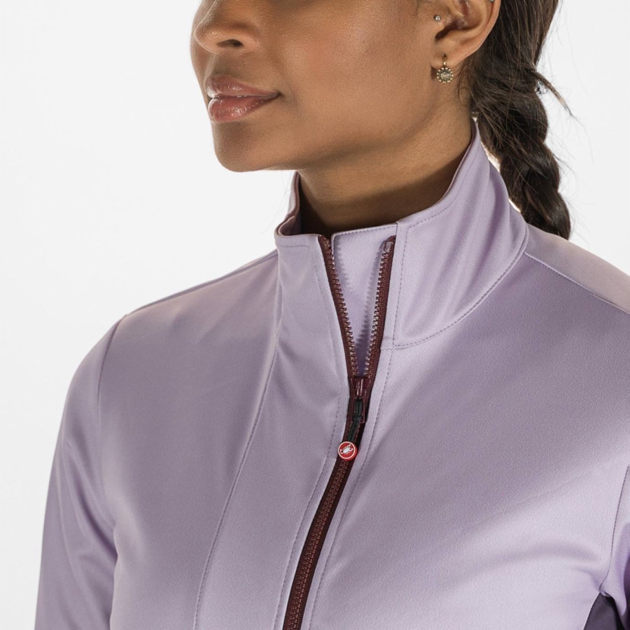 Purple Women Castelli TRANSITION 2 W Jackets | 237MBOGKE