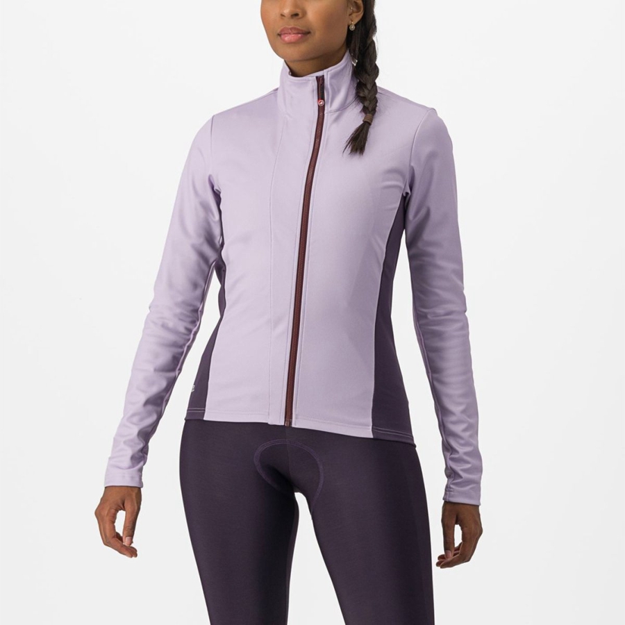 Purple Women Castelli TRANSITION 2 W Jackets | 237MBOGKE