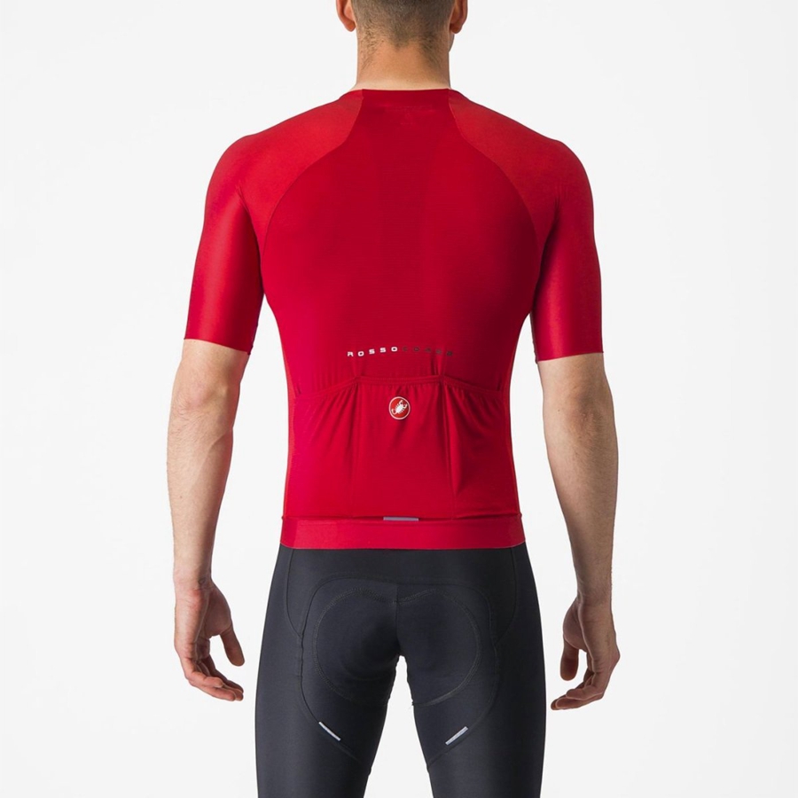 Red Men Castelli AERO RACE 7.0 Jersey | 296XRAJCS