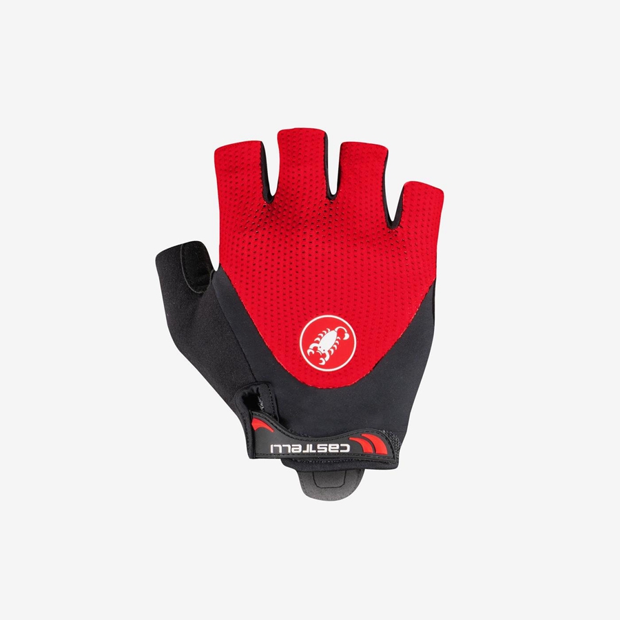 Red Men Castelli ARENBERG GEL 2 Gloves | 214OFSBCQ