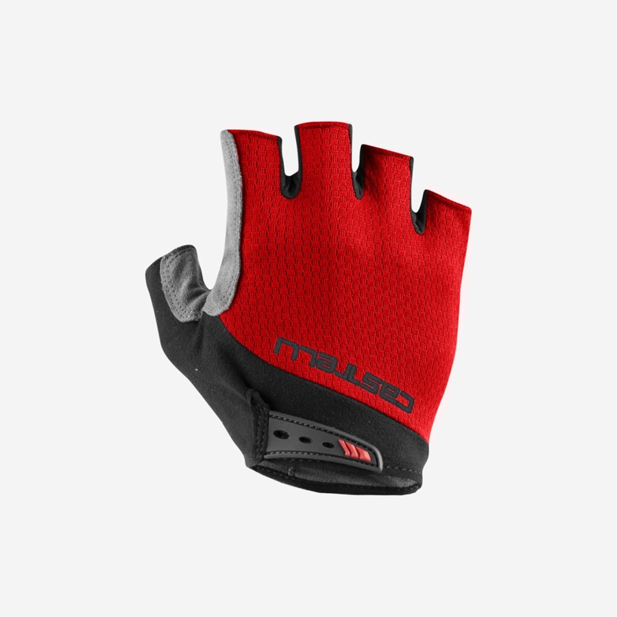 Red Men Castelli ENTRATA V Gloves | 159BHKPLD