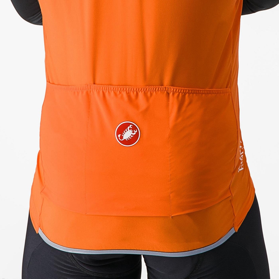 Red Orange Men Castelli PERFETTO RoS 2 Vest | 721CUSQBG