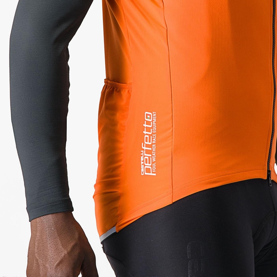 Red Orange Men Castelli PERFETTO RoS 2 Vest | 721CUSQBG