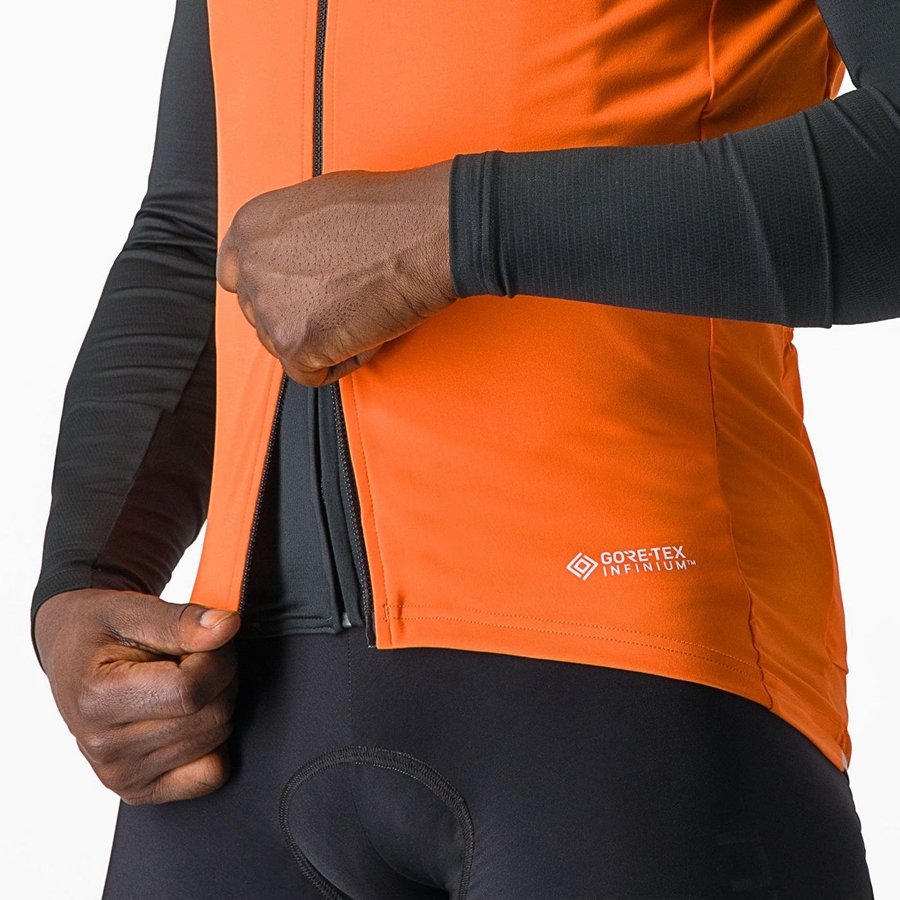 Red Orange Men Castelli PERFETTO RoS 2 Vest | 721CUSQBG