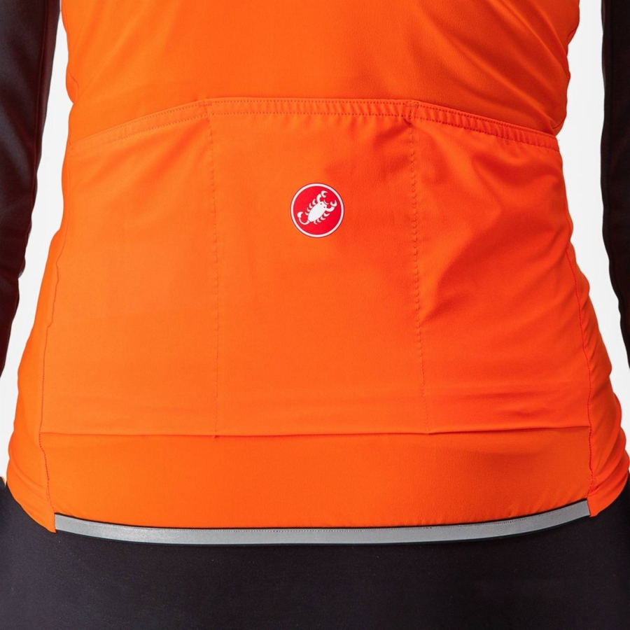 Red Orange Women Castelli PERFETTO RoS 2 W Vest | 013FLUDMZ