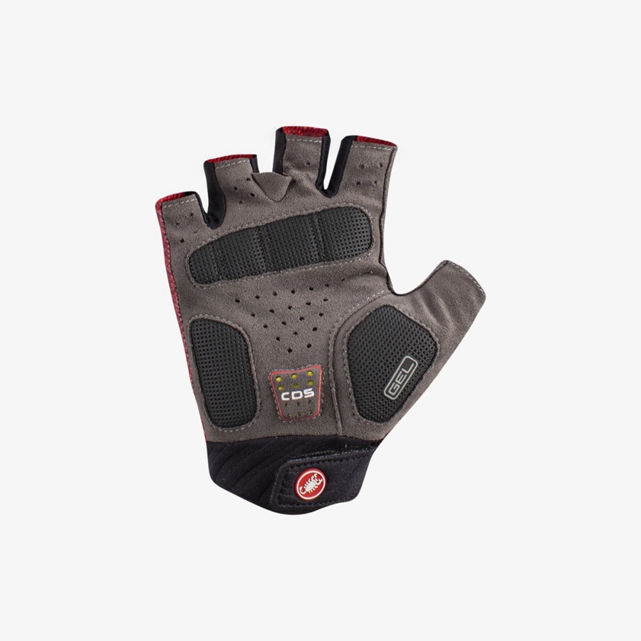 Red Women Castelli ROUBAIX GEL 2 Gloves | 298TMQRSA